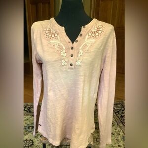 Bob Timberlake Long Sleeve Cotton Knit Shirt Women’s S/P